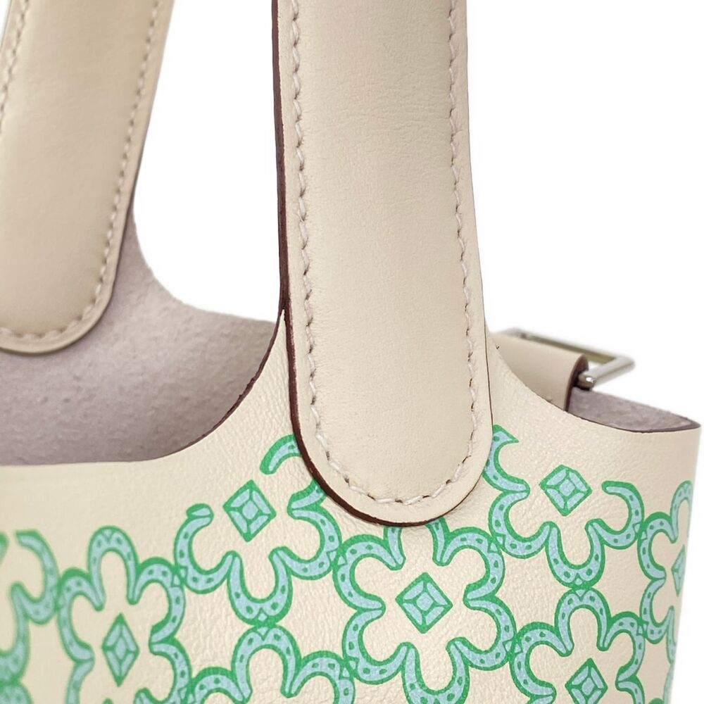 Hermès Picotin Lock PM Lucky Daisy Handbag Nata Vert - Picture 16 of 16